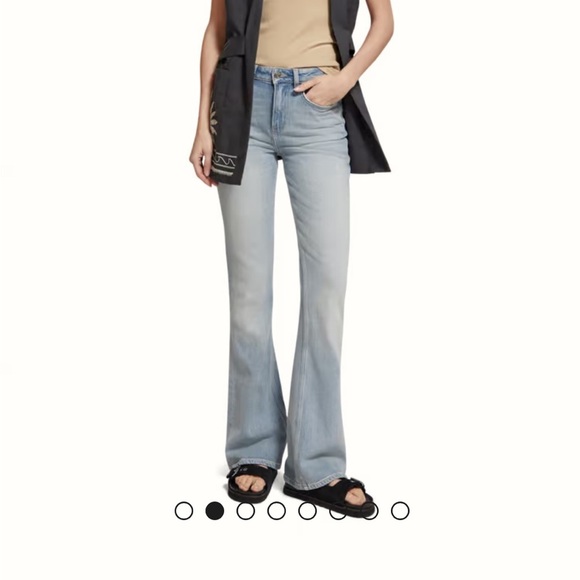 Scotch & Soda White Flare Denim The Charm - Picture 11 of 11